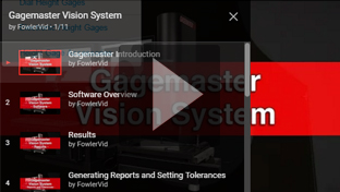 Fowler Gagemaster Vision System